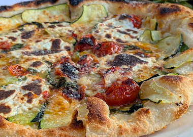 Cookshop signature dishes Cookshop Burger
Zucchini Pizza
Poached Chilled Arctic Char